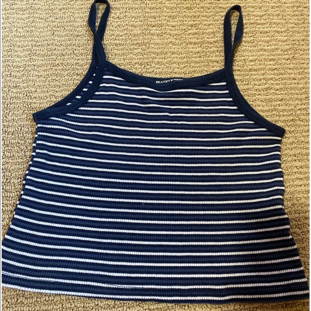 Brandy Melville striped cropped tank